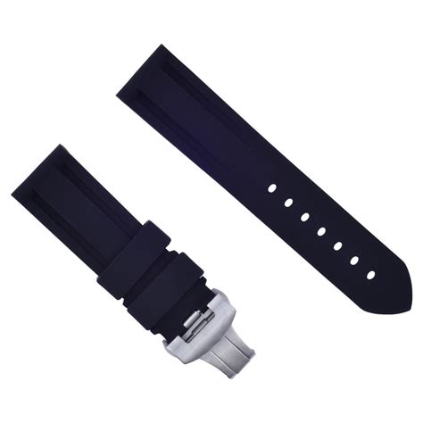 panerai rubber divers strap with deployant clasp|Panerai replacement parts.